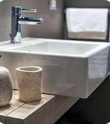 Waschbecken eines Gäste-WC