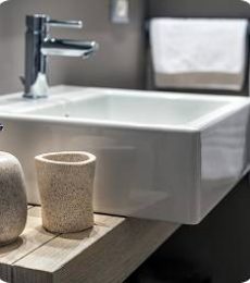 Waschbecken eines Gäste-WC